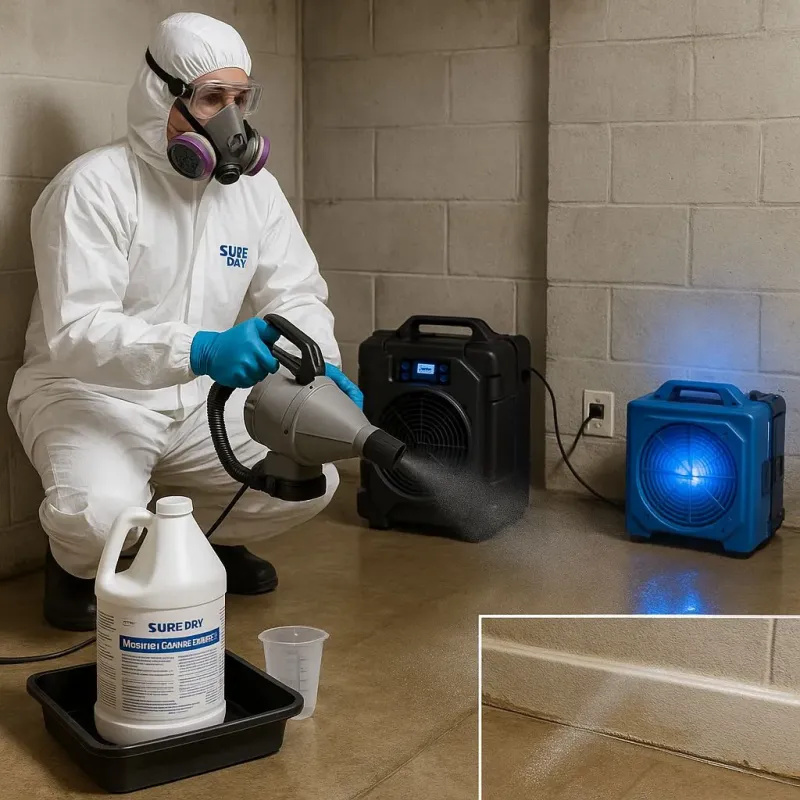 Sanitization and Odor Removal process in Swansboro, NC